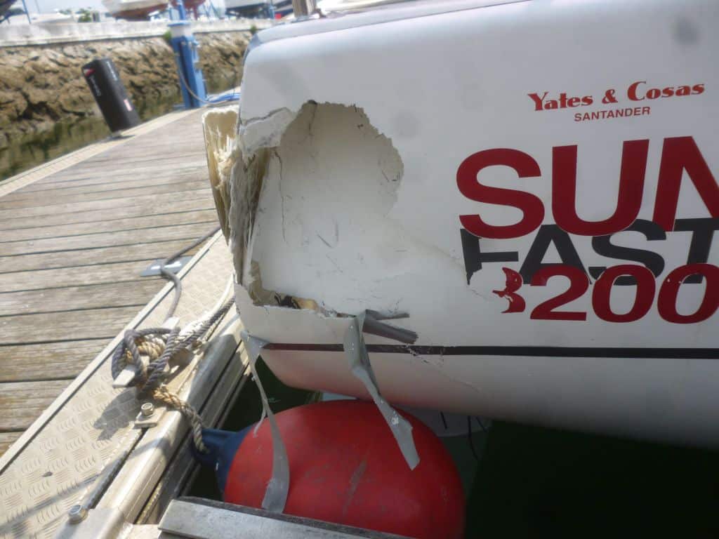 Impacto por colisión